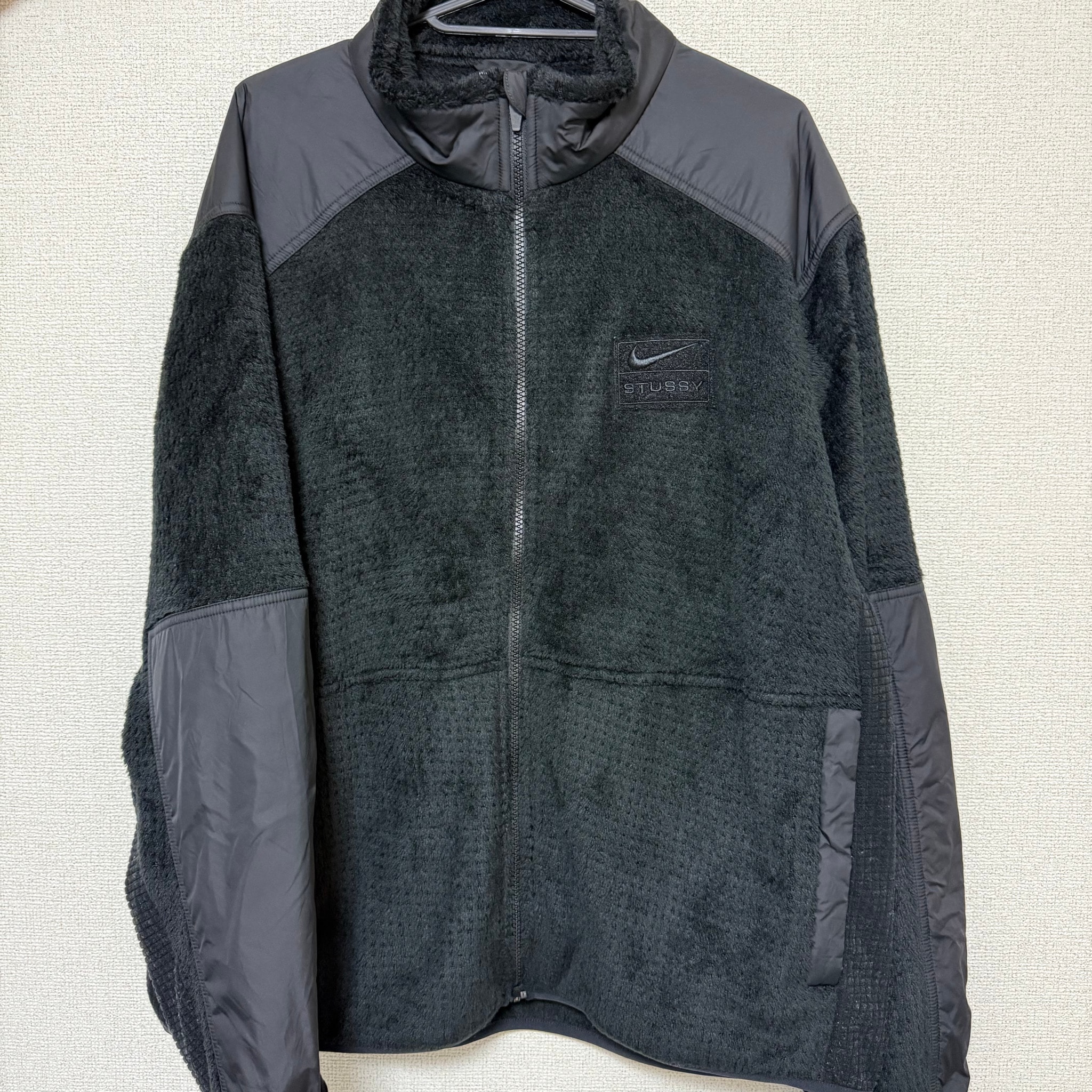 Stussy x Nike Full Zip Fleece (US Size) "Black" HQ8524-010