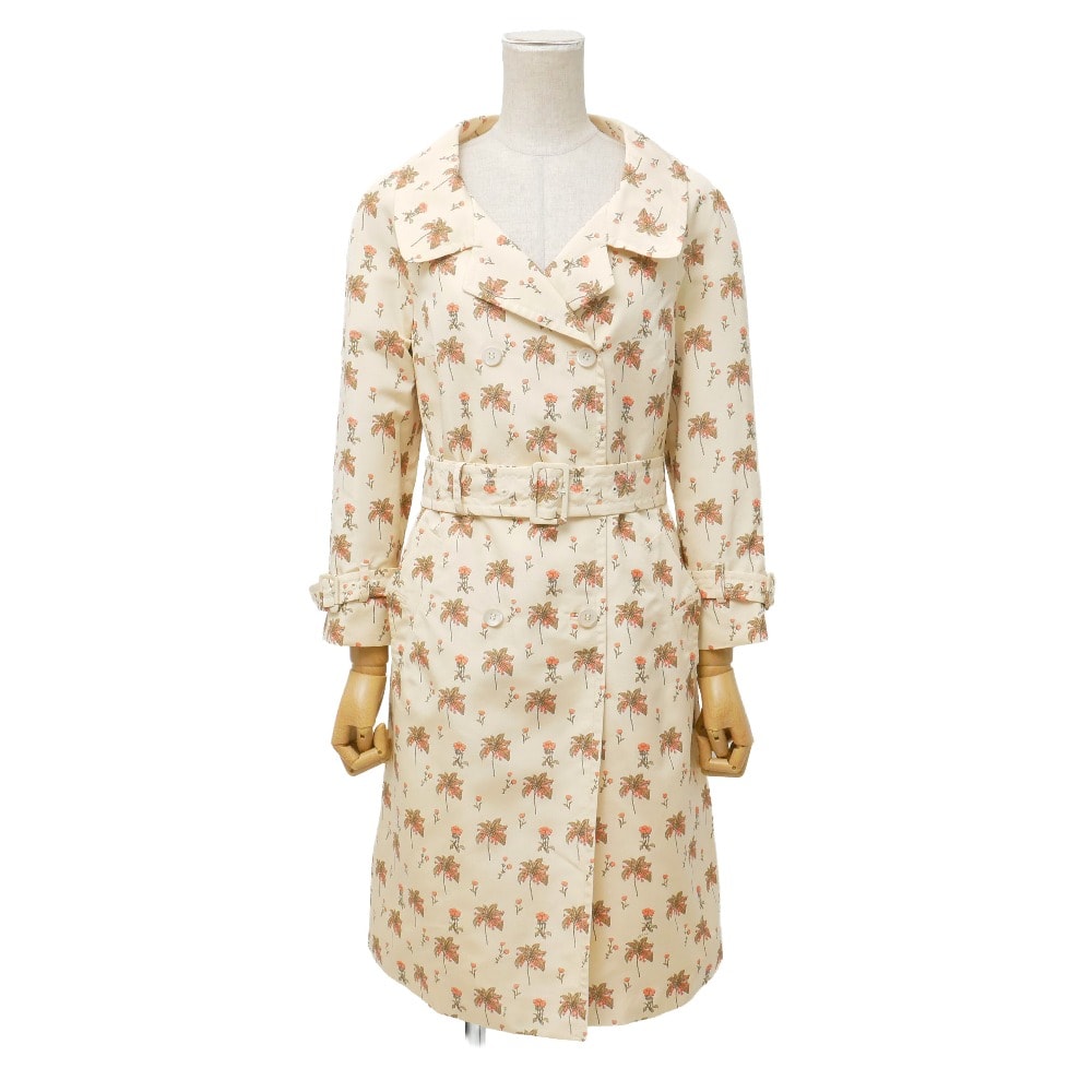 PRADA プラダ コート サイズ38 ベルテッドコート イタリア製 ブランド古着【中古】20260515/RA9424