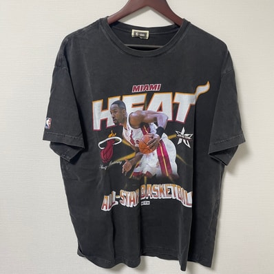 Kith x NBA All-Star Miami Heat Alonzo Mourning Vintage Tee "Black"