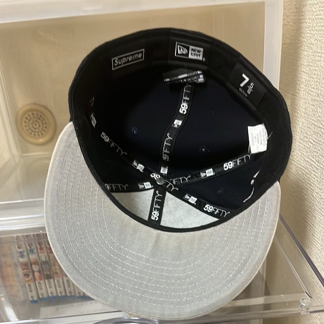 シュプリーム キング オフ ニューヨーク ニューエラ "ネイビー"