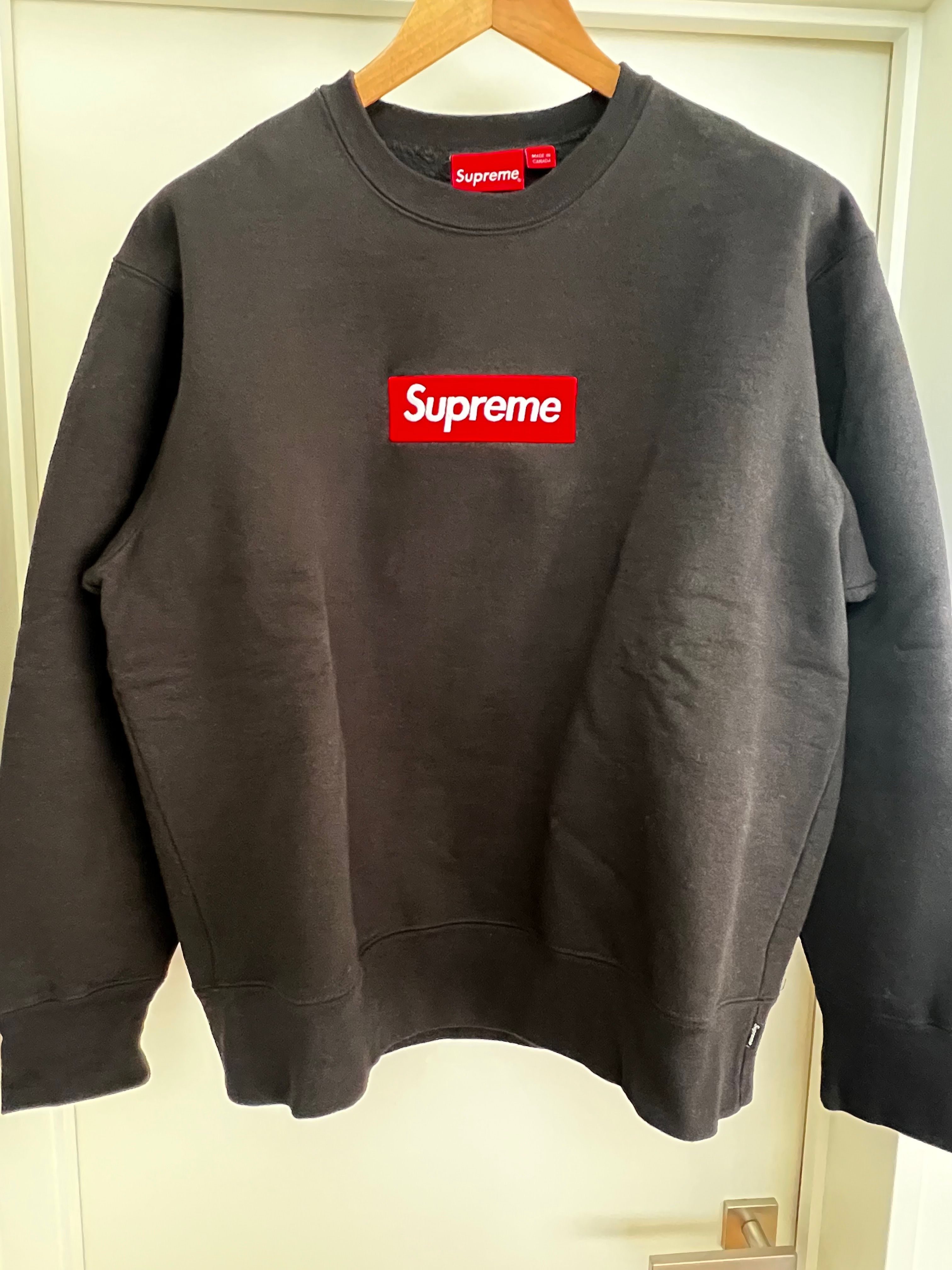 Supreme Box Logo Crewneck "Black" (22FW)