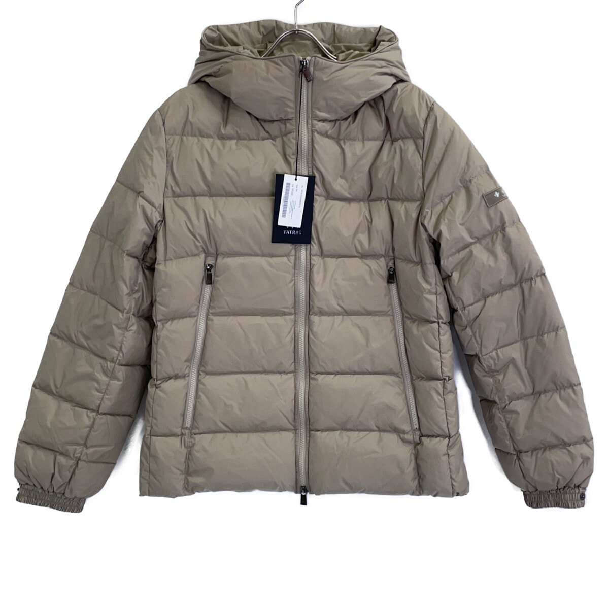 タトラス 23AW MTAT23A4905-D MADHI/マーディ ベージュ ナイロン フーデッドダウンジャケット 04