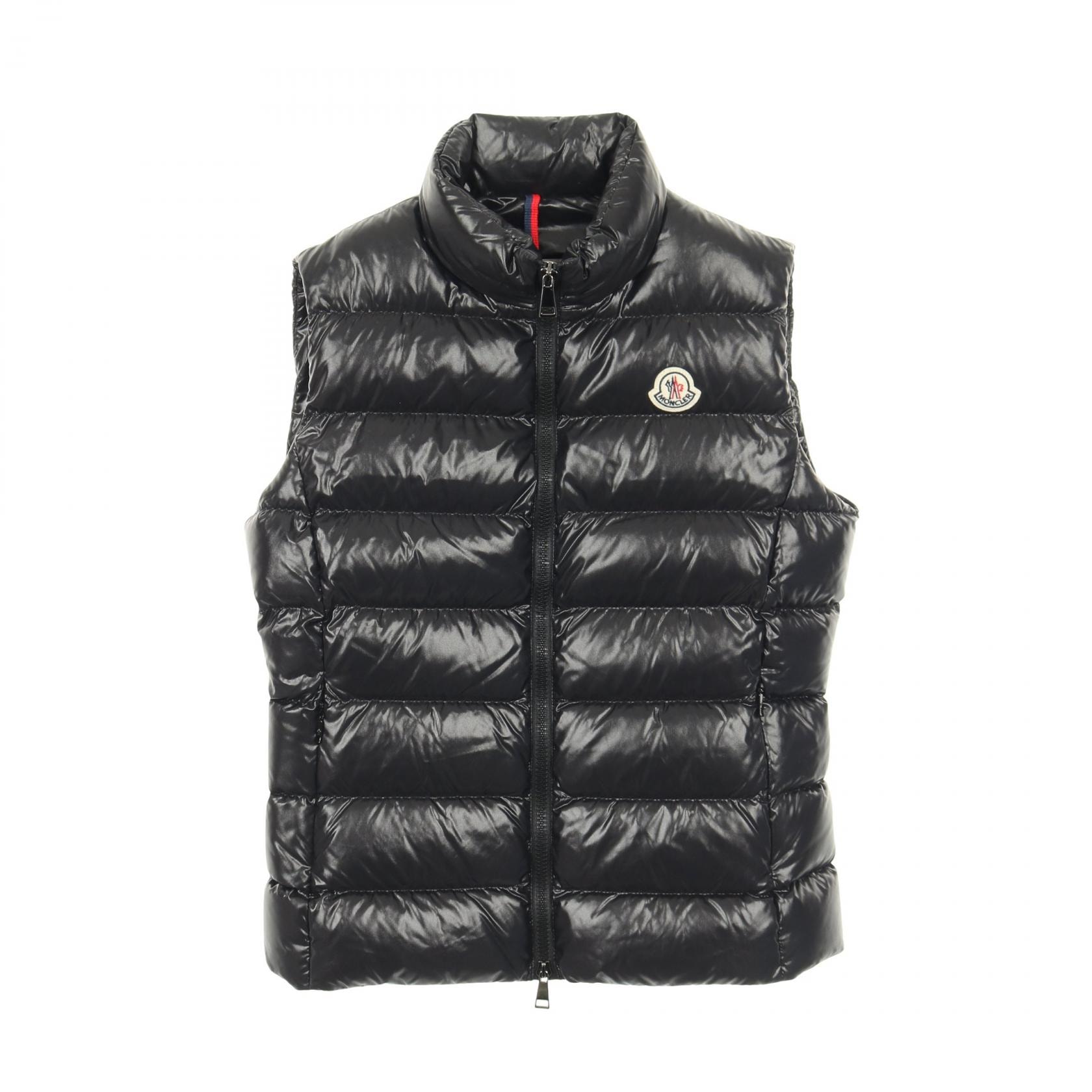 モンクレール MONCLER CHANY ダウンベスト 衣料品 アウター ナイロン レディース ブラック系 【中古】