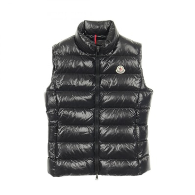 モンクレール MONCLER CHANY ダウンベスト 衣料品 アウター ナイロン レディース ブラック系 【中古】