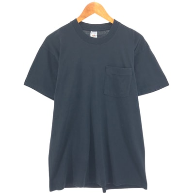 古着 フルーツオブザルーム FRUIT OF THE LOOM 無地ポケットTシャツ USA製 メンズXL相当/eaa563859