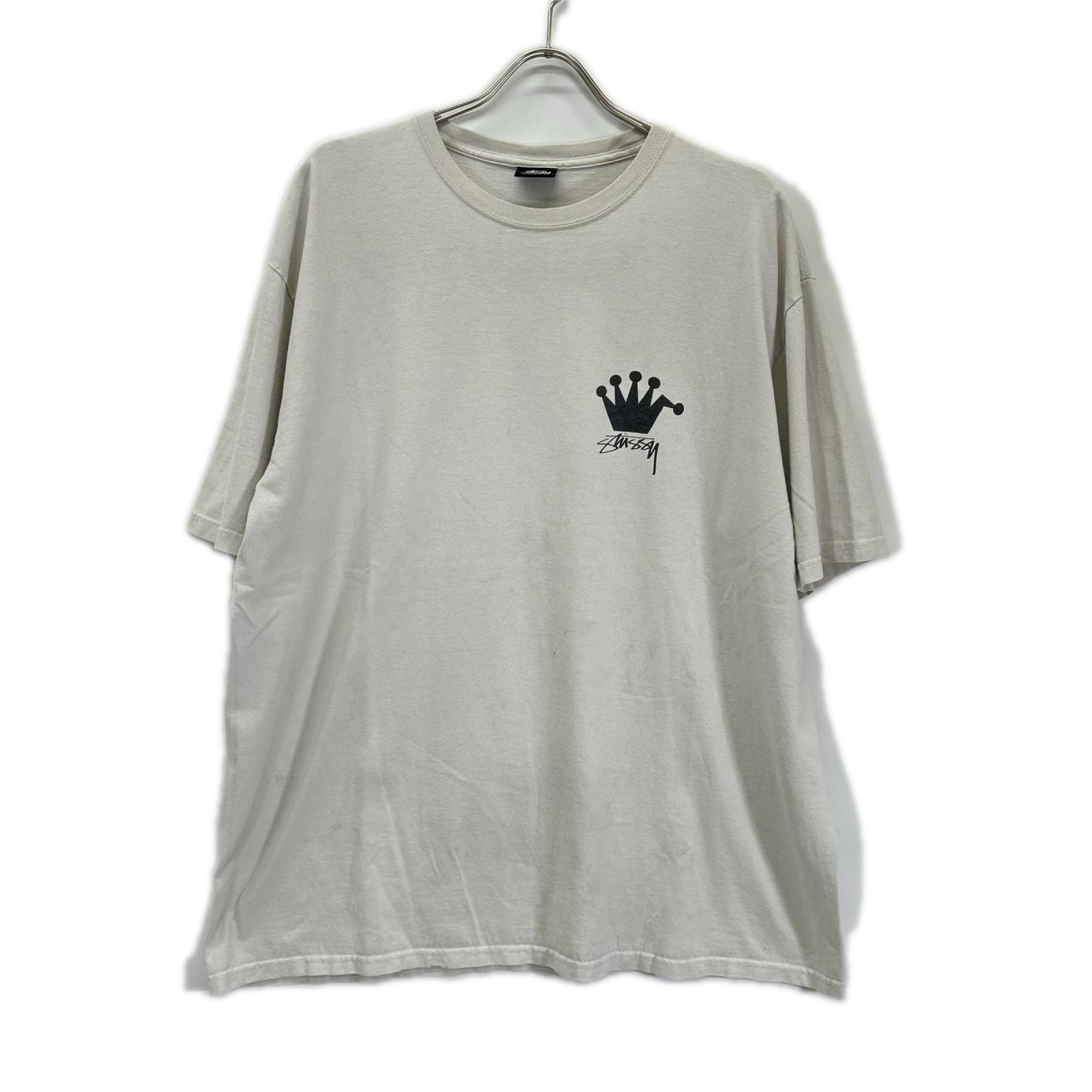 ステューシー コットン クラウンプリント Tシャツ XL