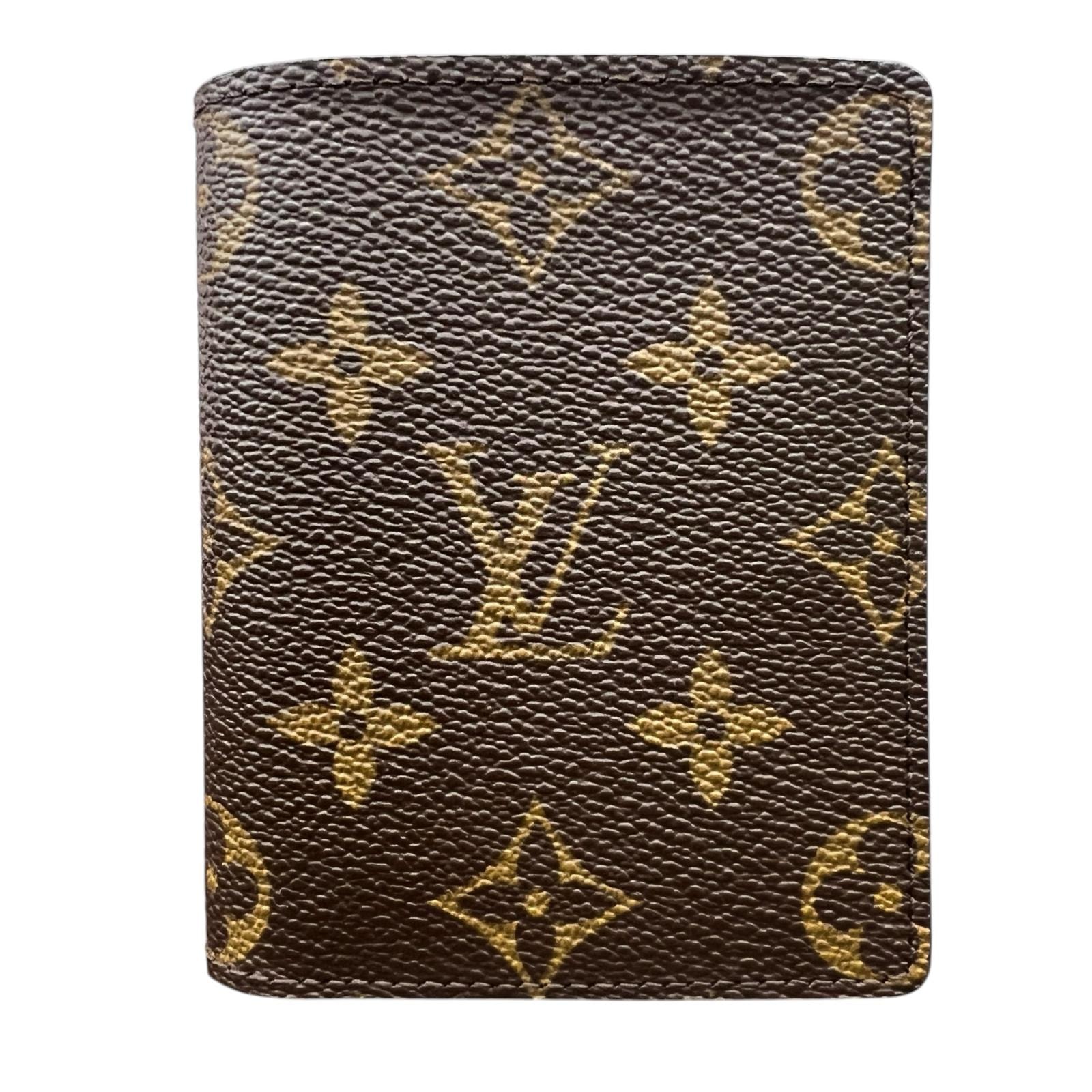 LOUIS VUITTON 希少 展示品級美品 ルイヴィトン ポルトフォイユ マジェラン モノグラム 二つ折り財布 M60045 PVC レザー CT2048 ブラウン コンパクトウォレット ミニ財布 ヴィトン LV SAランク 中古 鑑定済 ヴィトン財布