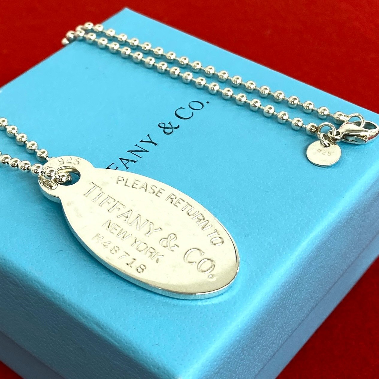 TIFFANY&Co. ティファニー リターントゥ オーバルタグ ネックレス シルバー925 ネックレス シルバー
23951