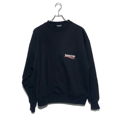 BALENCIAGA Political Campaign Sweatshirt "Black"
