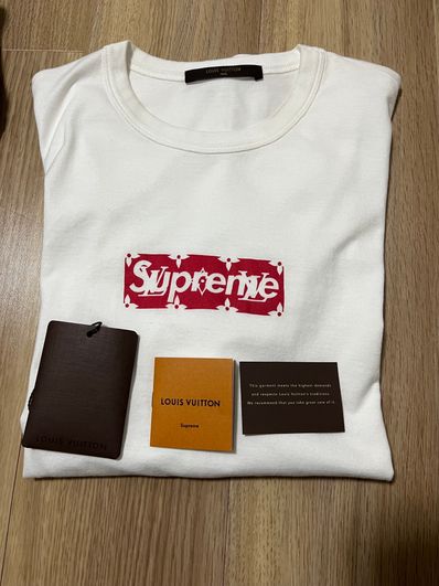 Supreme / Louis Vuitton Box Logo Tee "Red"
