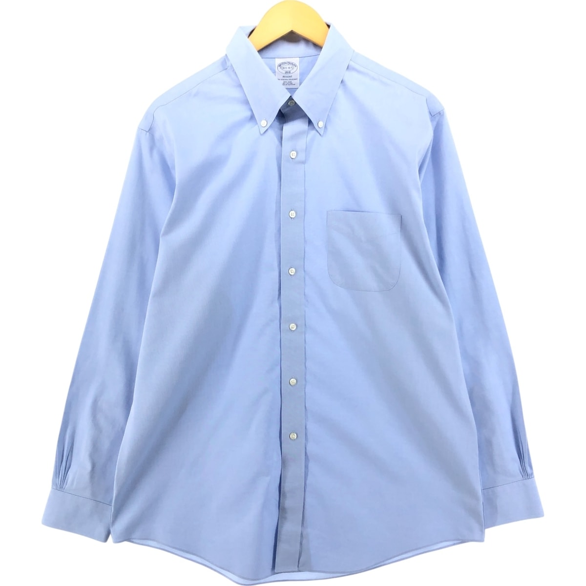 古着 ブルックスブラザーズ Brooks Brothers 1818 REGENT 長袖 ボタンダウンシャツ メンズL相当/eaa605031