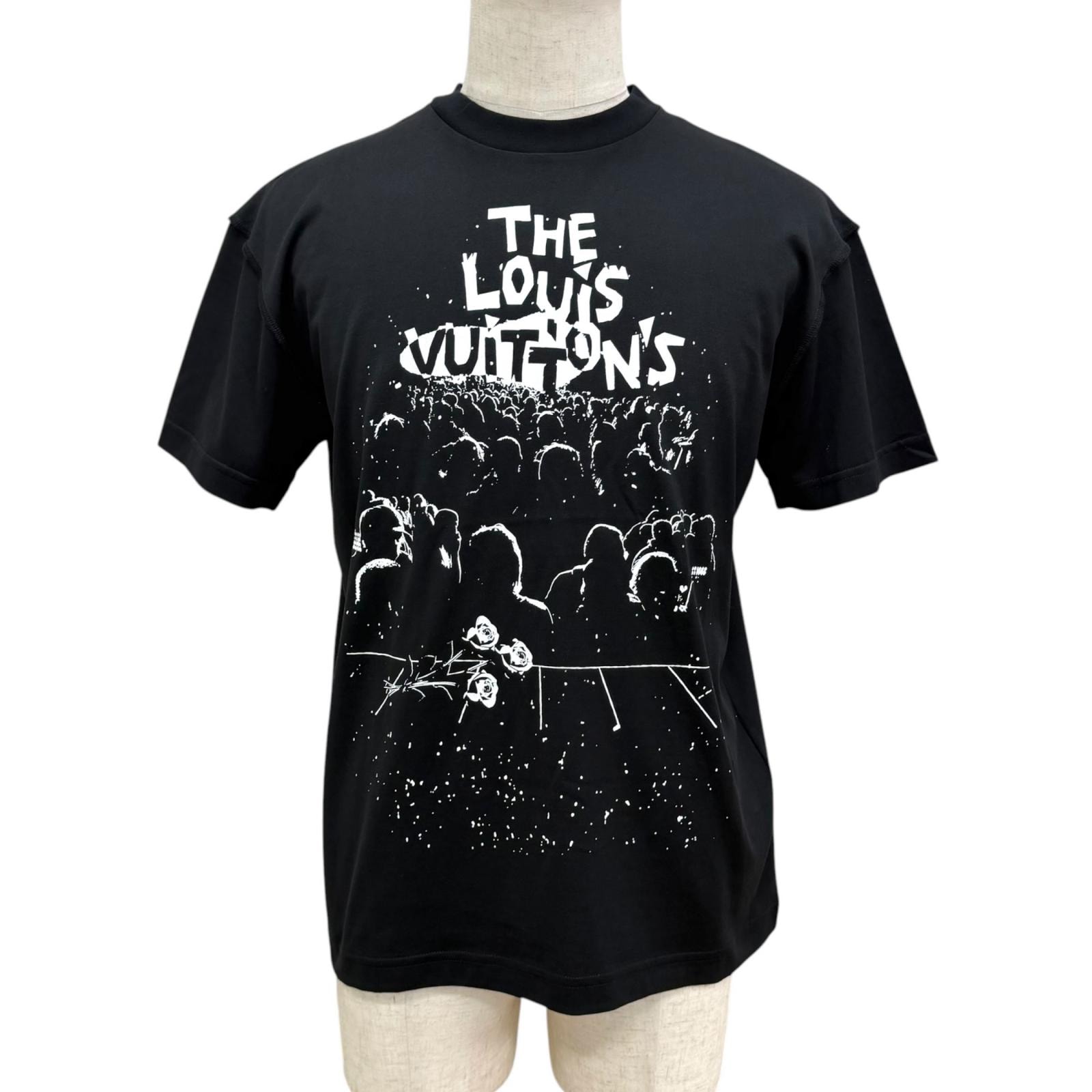 未使用品 ルイヴィトン 半袖Tシャツ ブラック メンズ XS