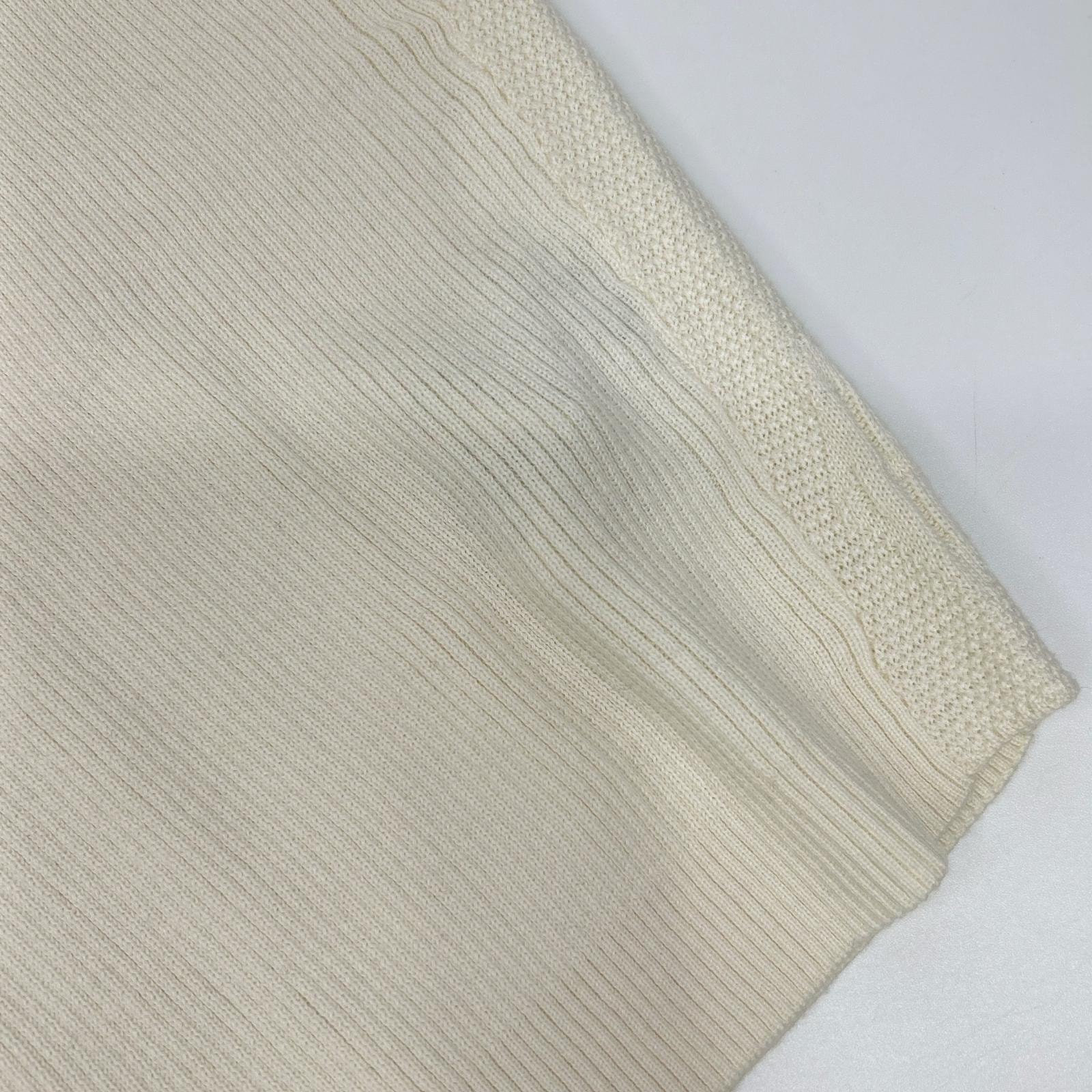 A (未使用に近い)】エルメス ルメール期 シルク混 Vネック