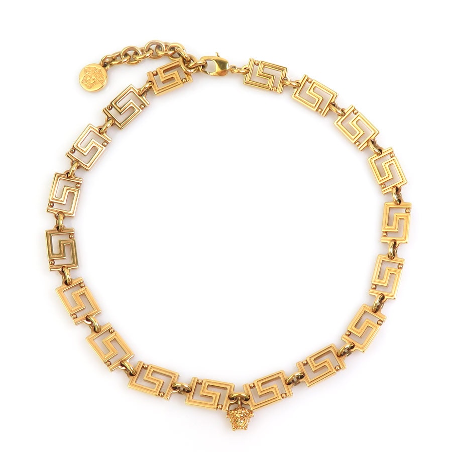 ヴェルサーチ VERSACE ネックレス メタル ゴールド ユニセックス【中古】 h32259b