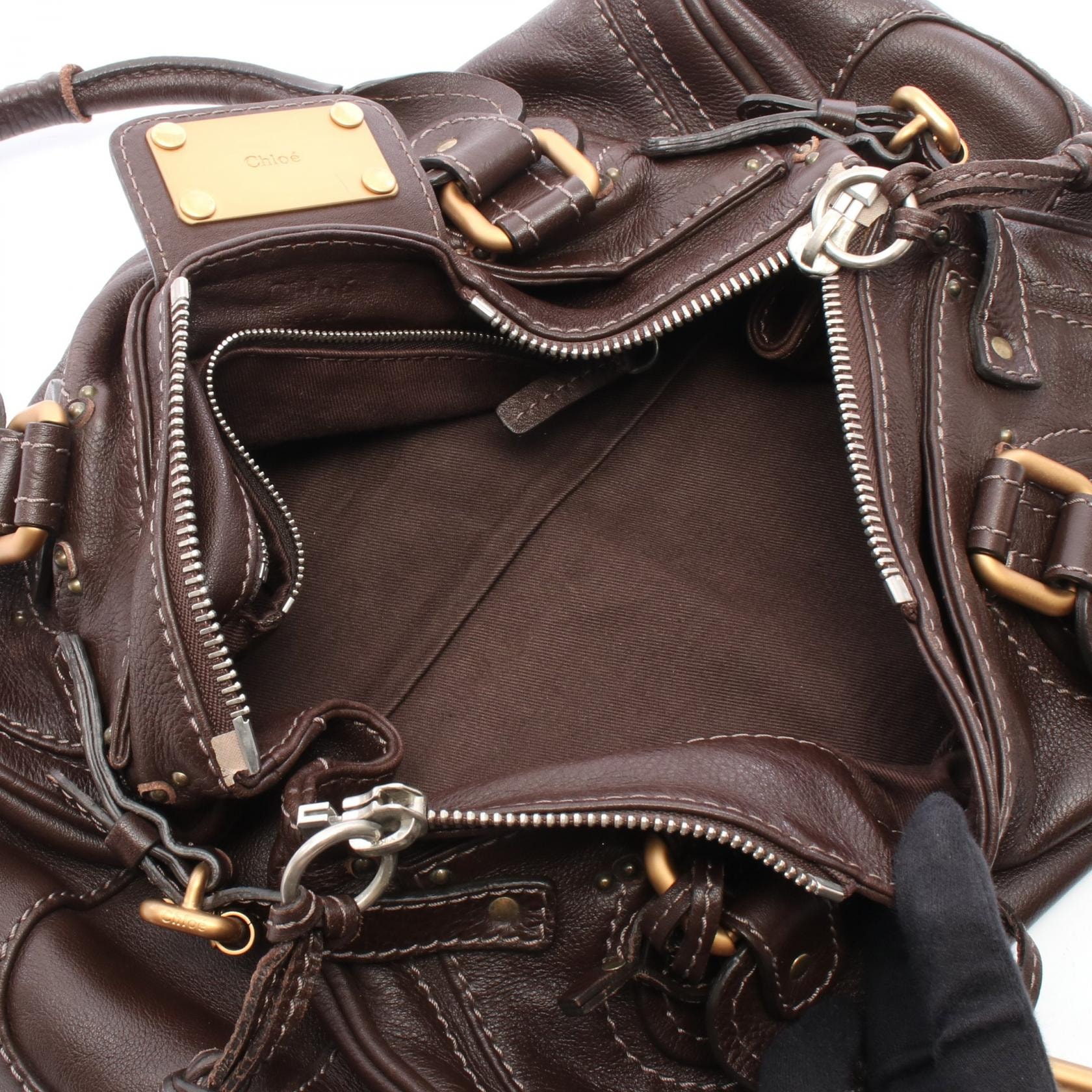 D (傷や汚れあり)】クロエ Chloe パディントン ハンドバッグ バッグ