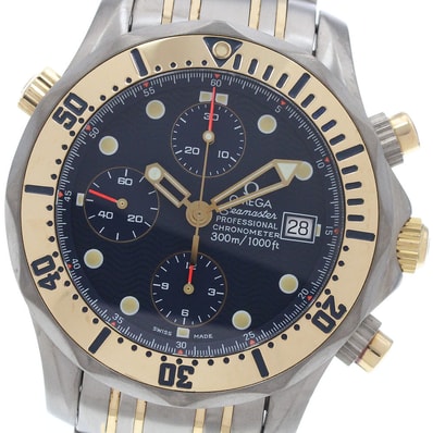 オメガ シーマスター300 クロノグラフ 2297.80 メンズ 【中古】