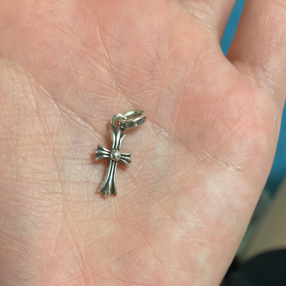 Chrome Hearts Cross Baby Fat Charm "Silver"