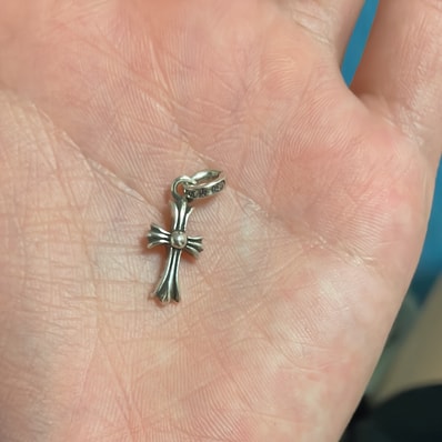 Chrome Hearts Cross Baby Fat Charm "Silver"