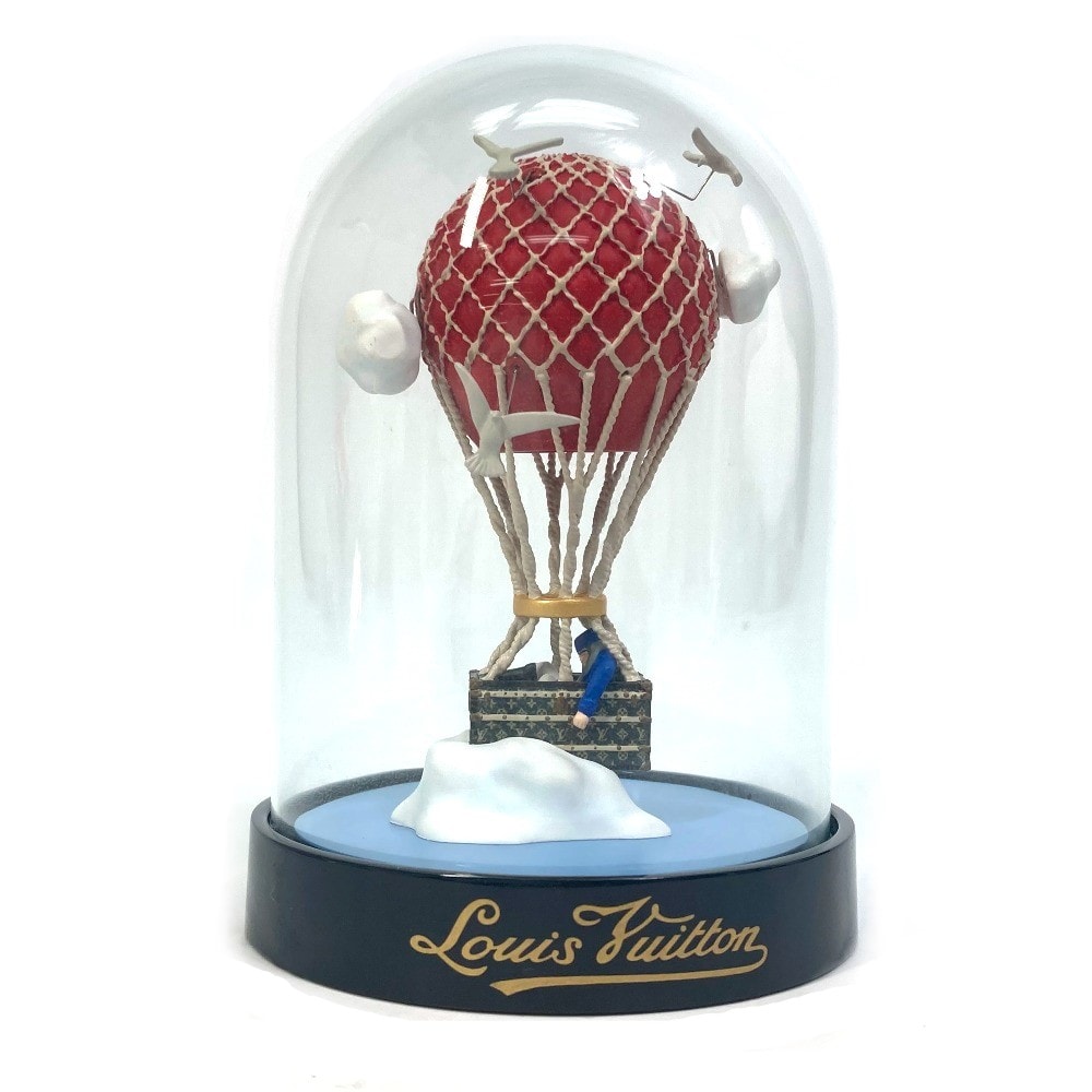 ルイヴィトン LOUIS VUITTON マルアエロ エアバルーン 気球 2013年ノベルティ ドーム インテリア オブジェ ガラス クリア