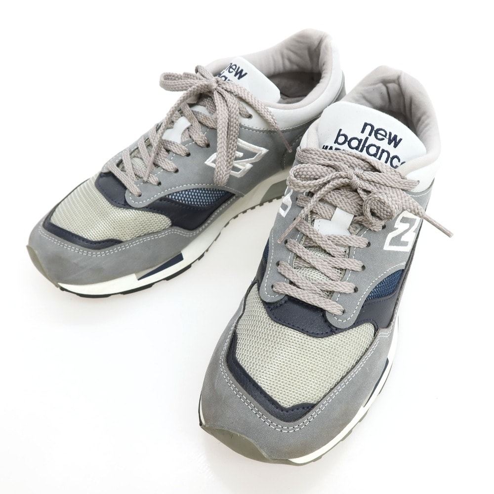 【中古】ニューバランス NEW BALANCE U1500UKG スエード スニーカー グレー【サイズ27】【メンズ】