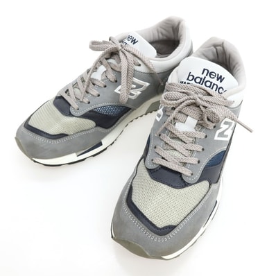【中古】ニューバランス NEW BALANCE U1500UKG スエード スニーカー グレー【サイズ27】【メンズ】
