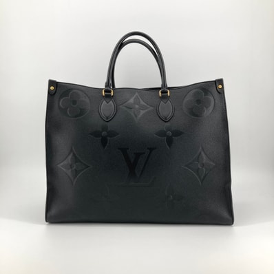 LOUIS VUITTON(ルイ・ヴィトン) オンザゴー GM モノグラム アンプラント ショルダー付 2way M44925 トートバッグ ブラック