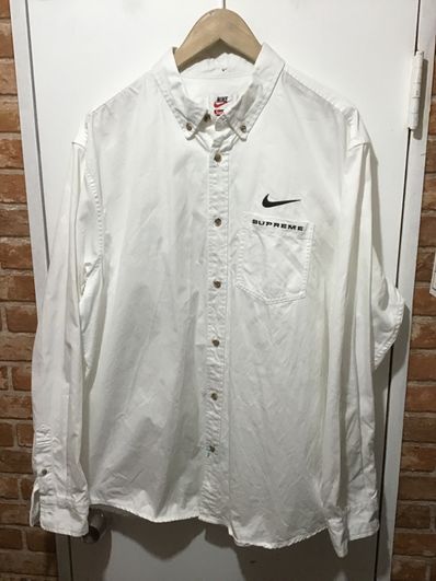 Supreme / Nike® Cotton Twill Shirt "White"