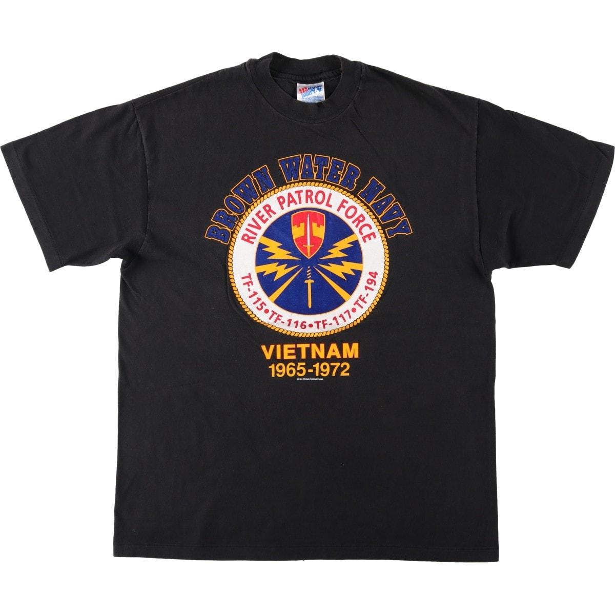 古着 90年代 ヘインズ Hanes BEEFY-T ミリタリープリントTシャツ USA製 メンズL相当 ヴィンテージ/eaa653987