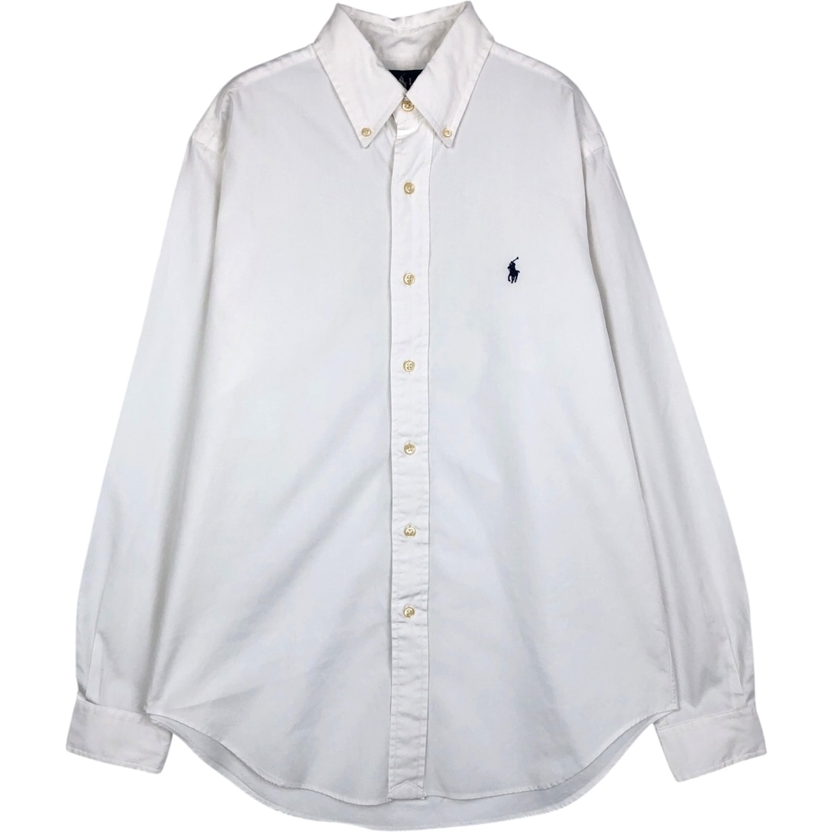 古着 ラルフローレン Ralph Lauren CLASSIC FIT クラシックフィット 長袖 ボタンダウンシャツ メンズM相当/eaa641785