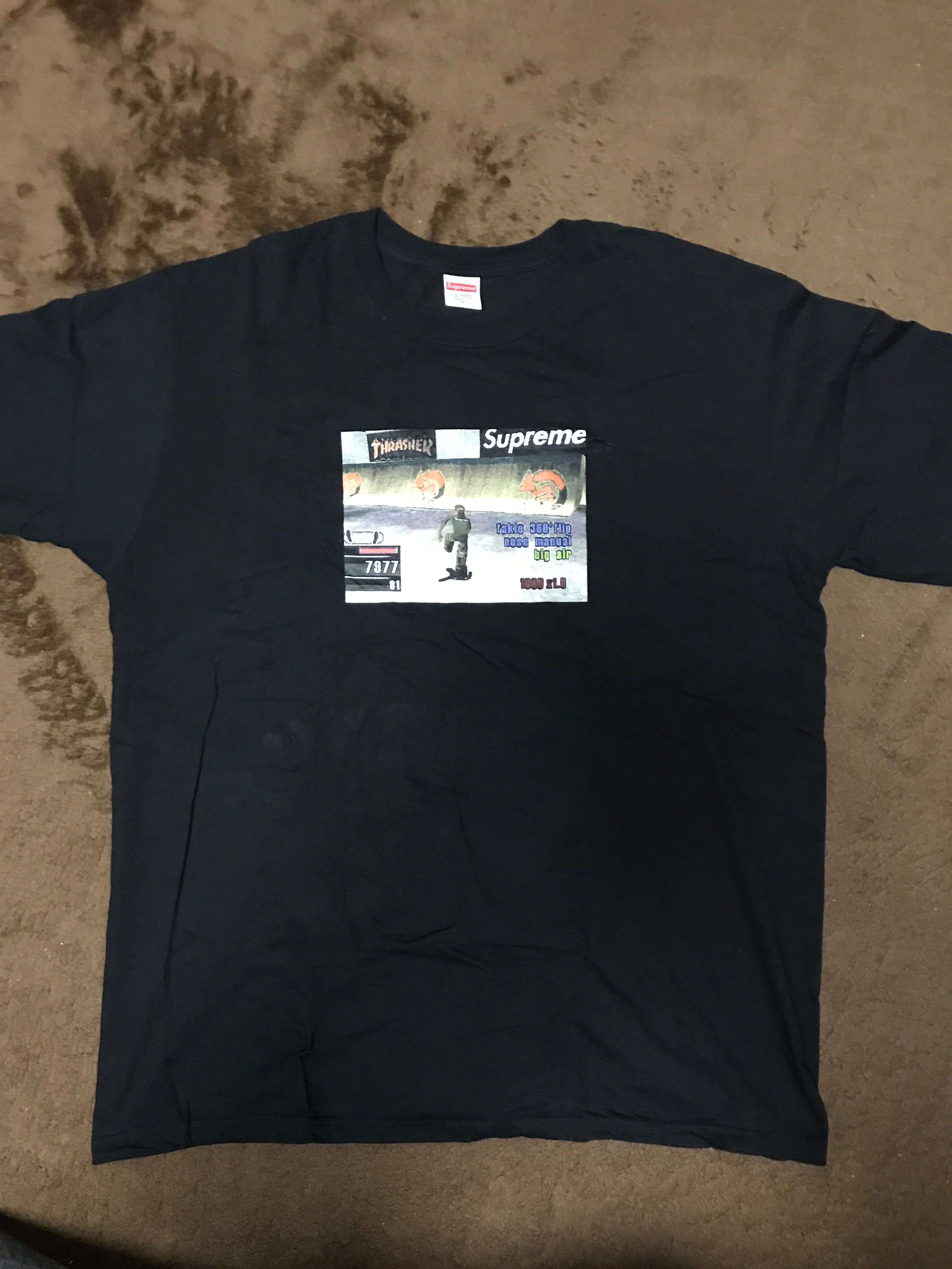 Supreme / Thrasher® Game Tee "Black"