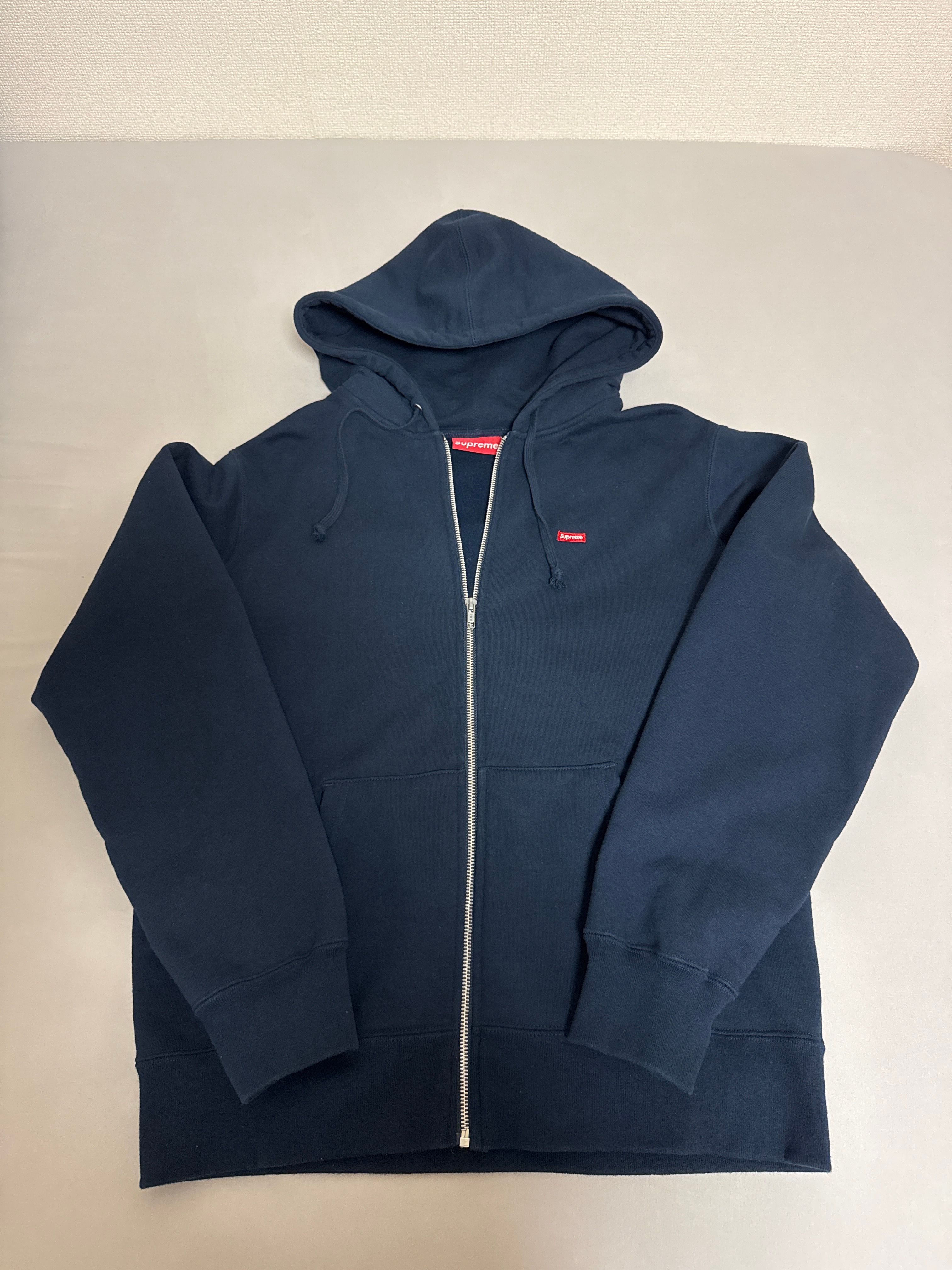 Supreme Small Box Zip Up Hooded Sweatshirt 