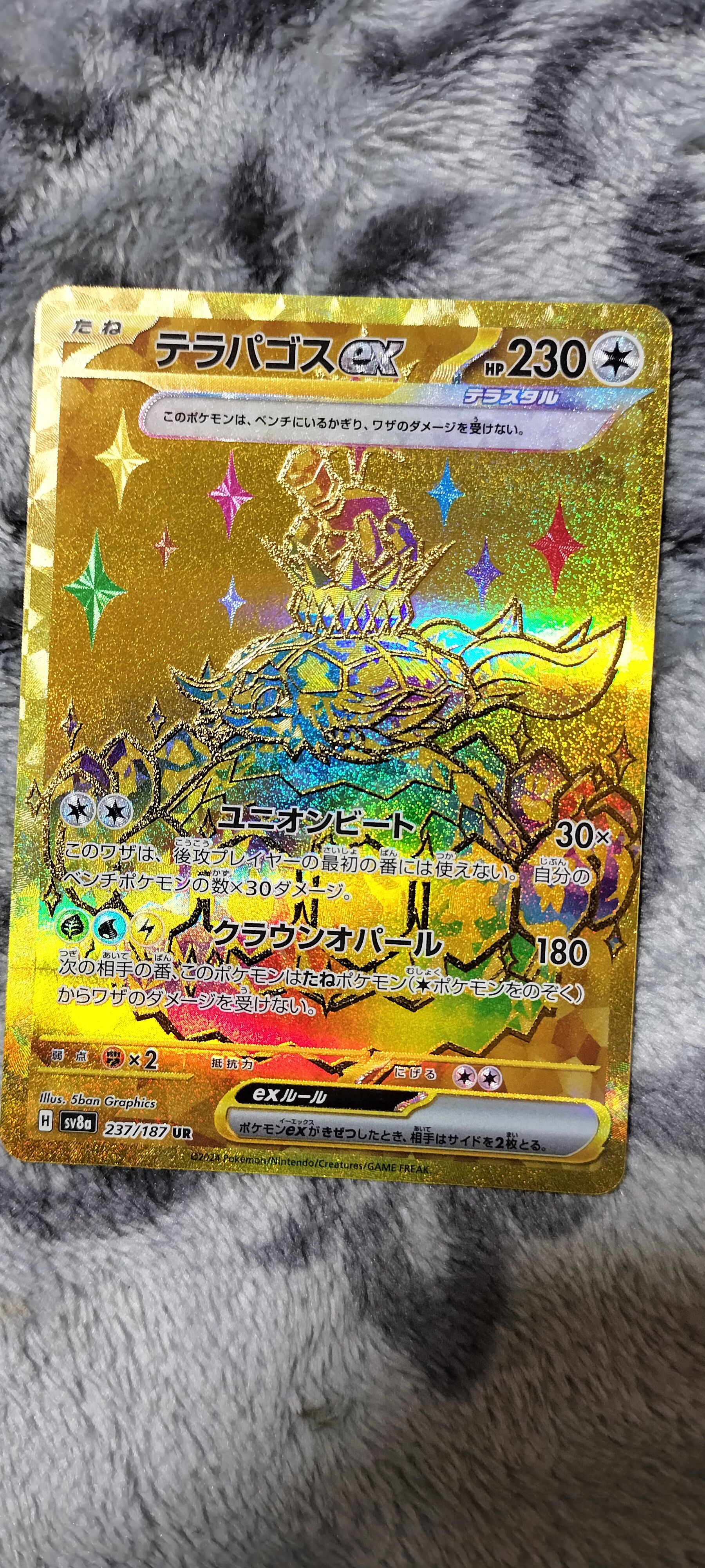 テラパゴスex UR [SV8a 237/187](ハイクラスパック「テラスタルフェスex」)