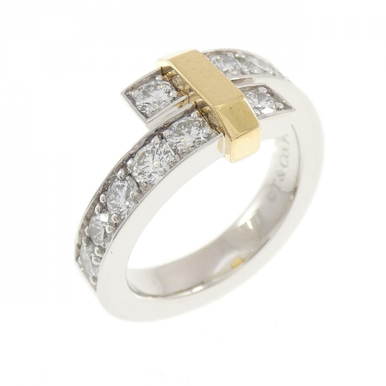 ティファニー バイパス ワイド リング 0.93CT