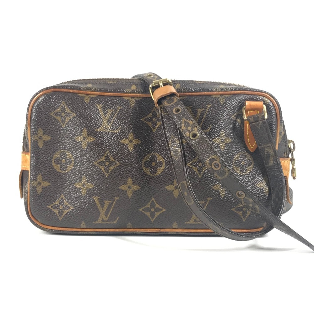 ルイヴィトン LOUIS VUITTON ポシェットマルリーバンドリエール M51828 モノグラム カバン 斜め掛け ポシェット ショルダーバッグ モノグラムキャンバス ブラウン