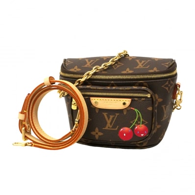 ★最終価格★SALE【6cd5450-e】ルイヴィトン ショルダーバッグ モノグラムチェリー ミニバムバッグ M13449 ブラウン【中古】レディース