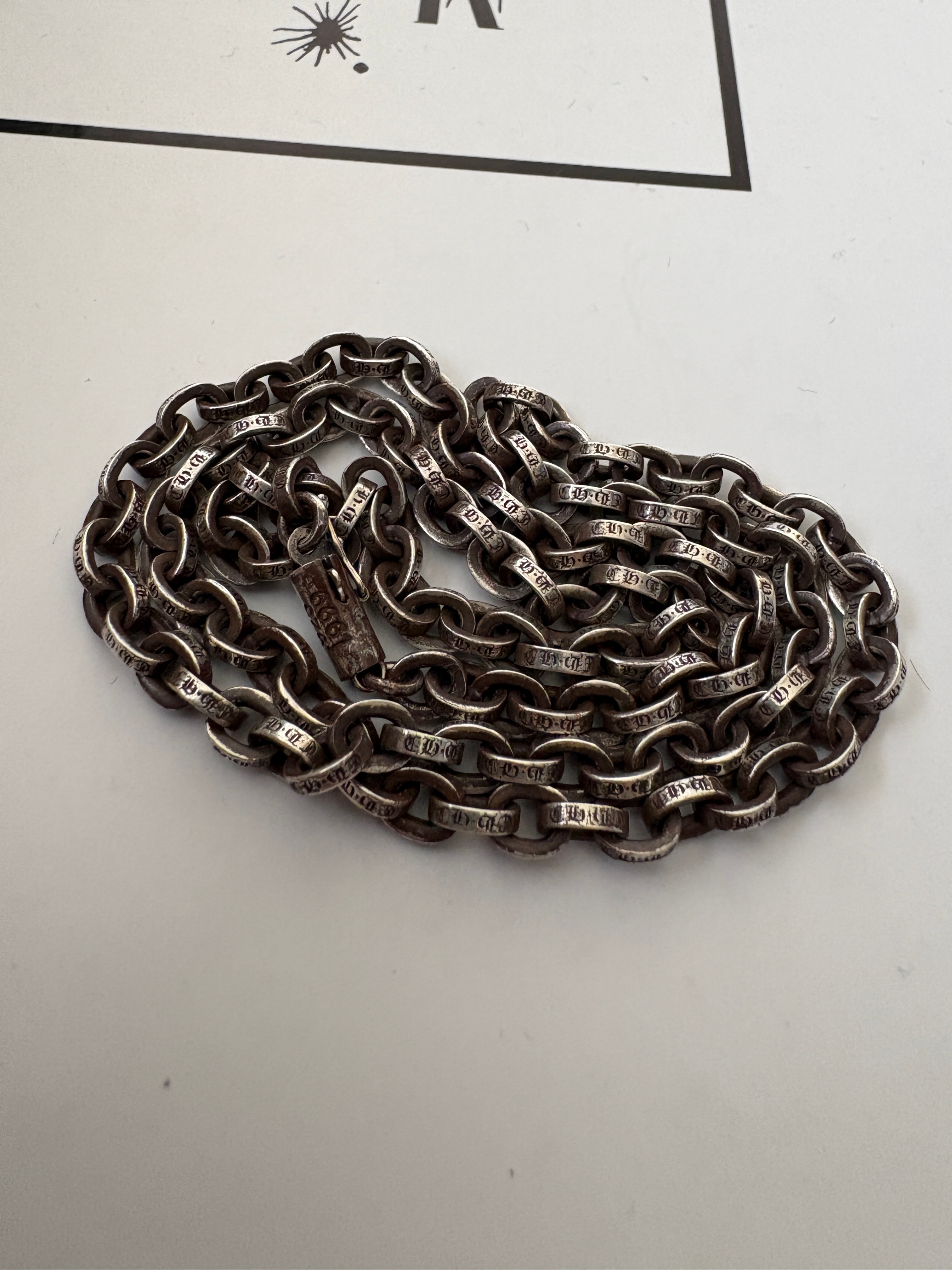 Chrome Hearts PAPER CHAIN "Silver"