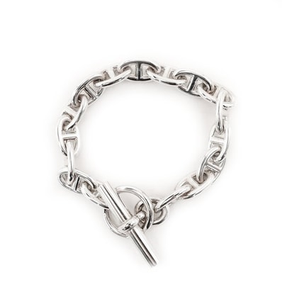 HERMES【エルメス】 ブレスレット シェーヌダンクル MM 16コマ