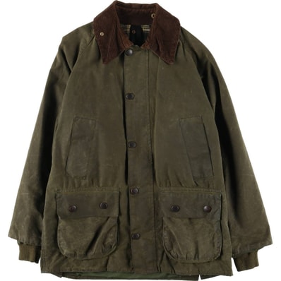 古着 00年代 バブアー Barbour BEDALE ビデイル 旧3ワラント ワックスコットン オイルドジャケット 英国製 C34 メンズS相当/eaa615037