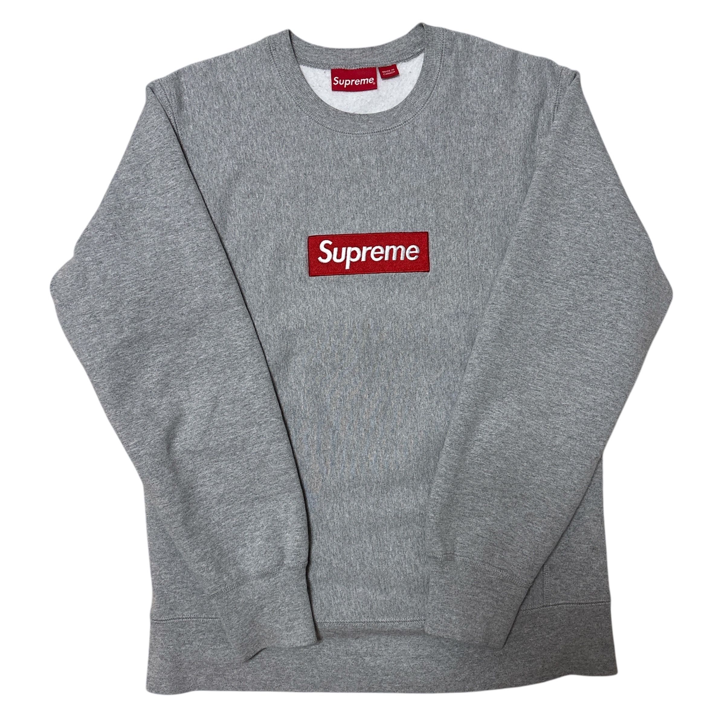 Supreme Box Logo Crewneck "Grey" (15FW)