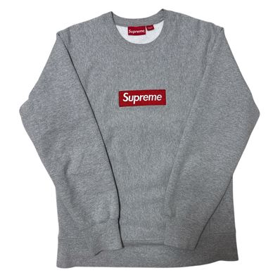 Supreme Box Logo Crewneck "Grey" (15FW)