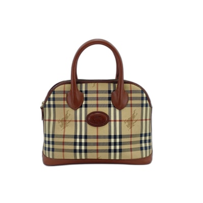 バーバリー BURBERRY ハンドバッグ レザー【中古】