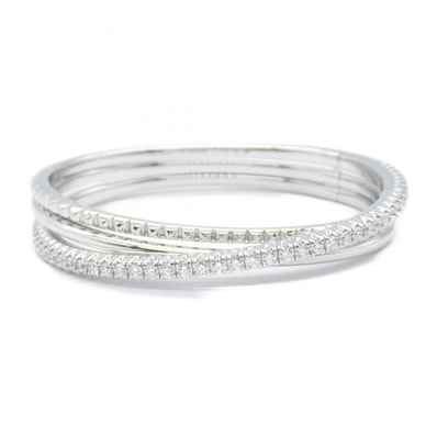 カルティエ CARTIER エタンセル ダイヤ ブレスレット ブレスレット アクセサリー K18WG(ホワイトゴールド) ダイヤモンド レディース シルバー系 / クリア系 N6715817 【中古】