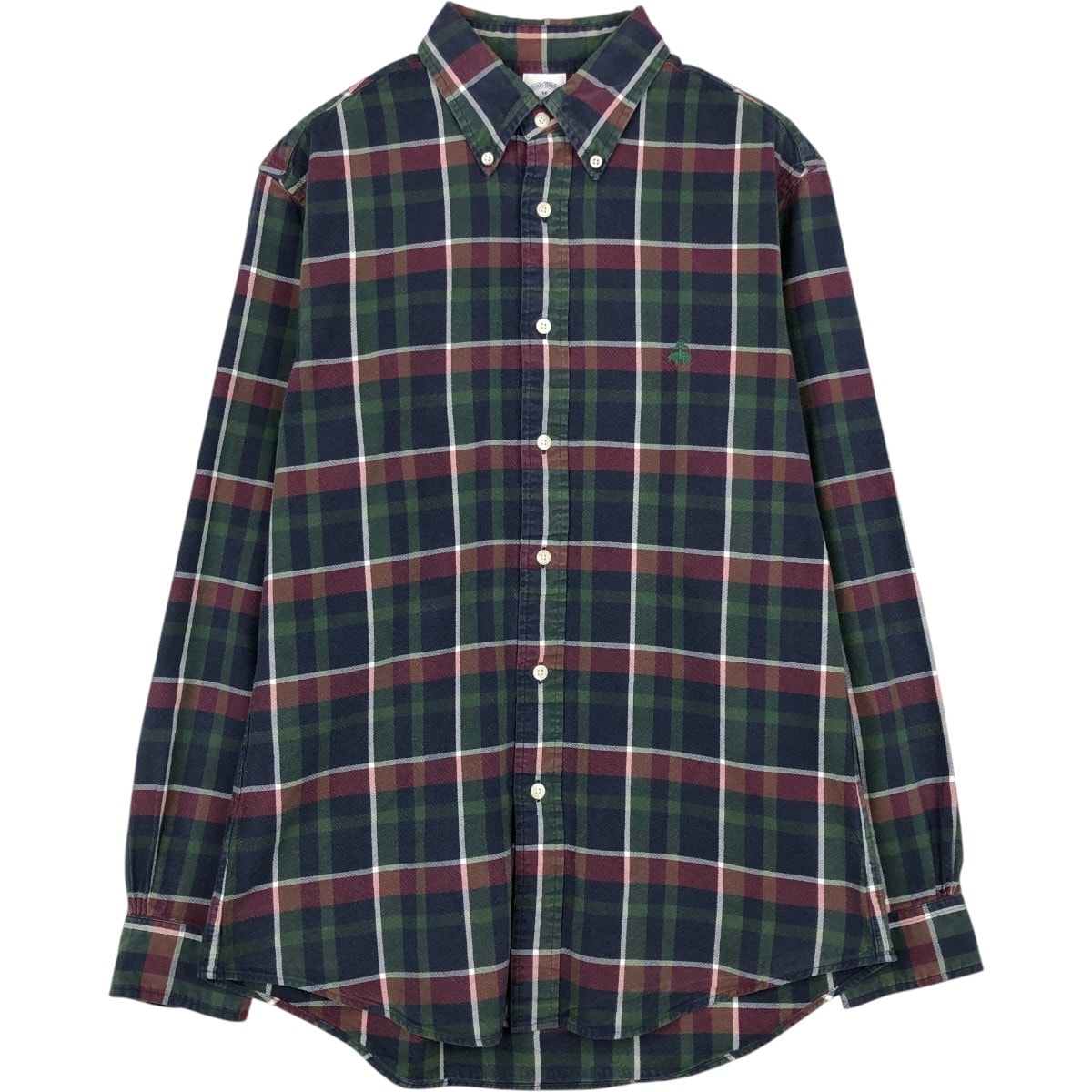 古着 ブルックスブラザーズ Brooks Brothers Est.1818 REGENT チェック柄 長袖 ボタンダウンチェックシャツ メンズM相当/eaa677002