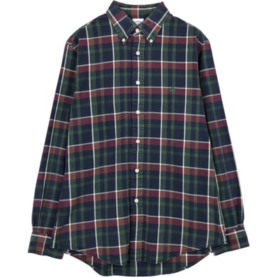 古着 ブルックスブラザーズ Brooks Brothers Est.1818 REGENT チェック柄 長袖 ボタンダウンチェックシャツ メンズM相当/eaa677002