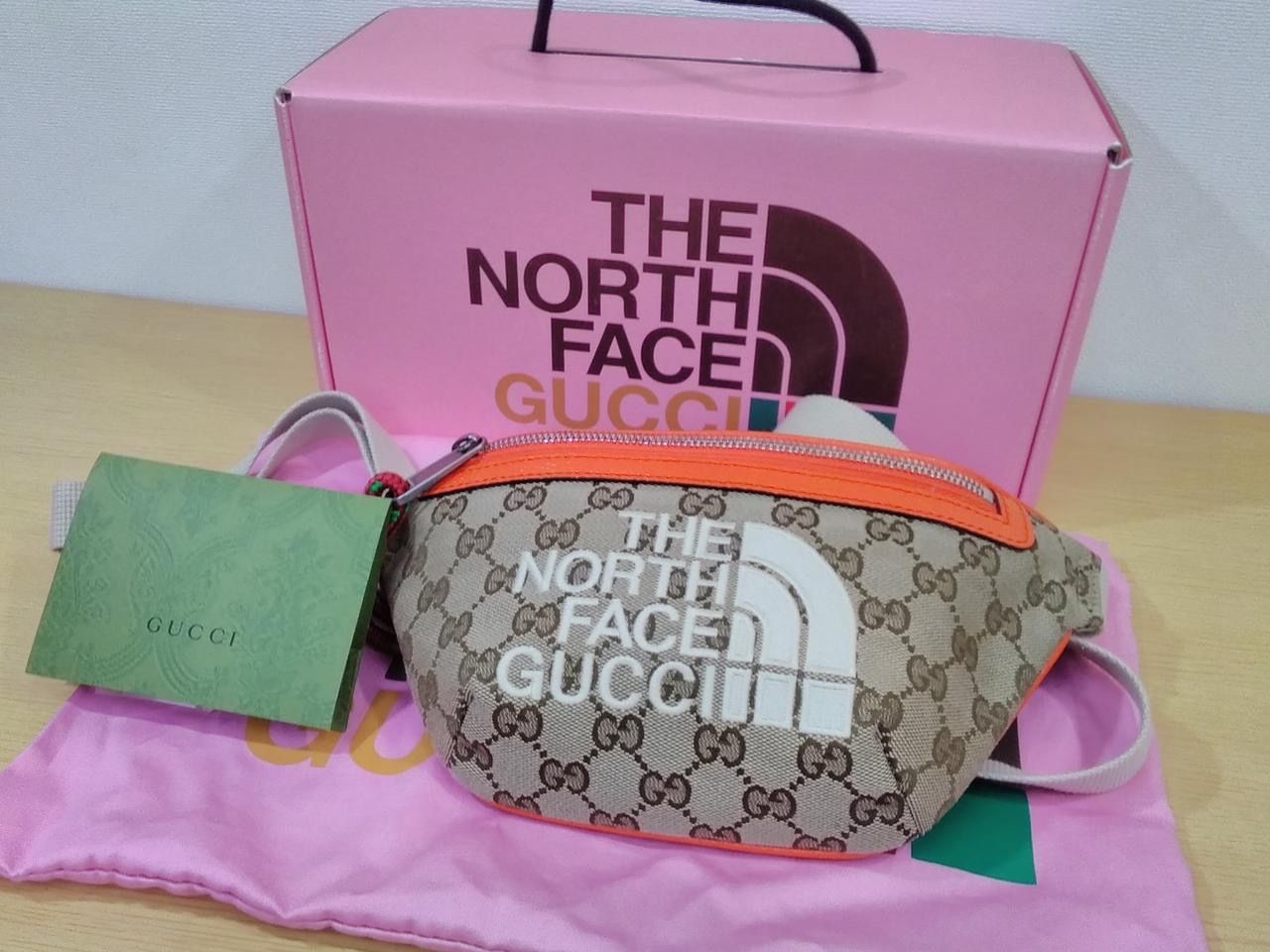 Gucci x The North Face Belt Bag "Beige Ebony"