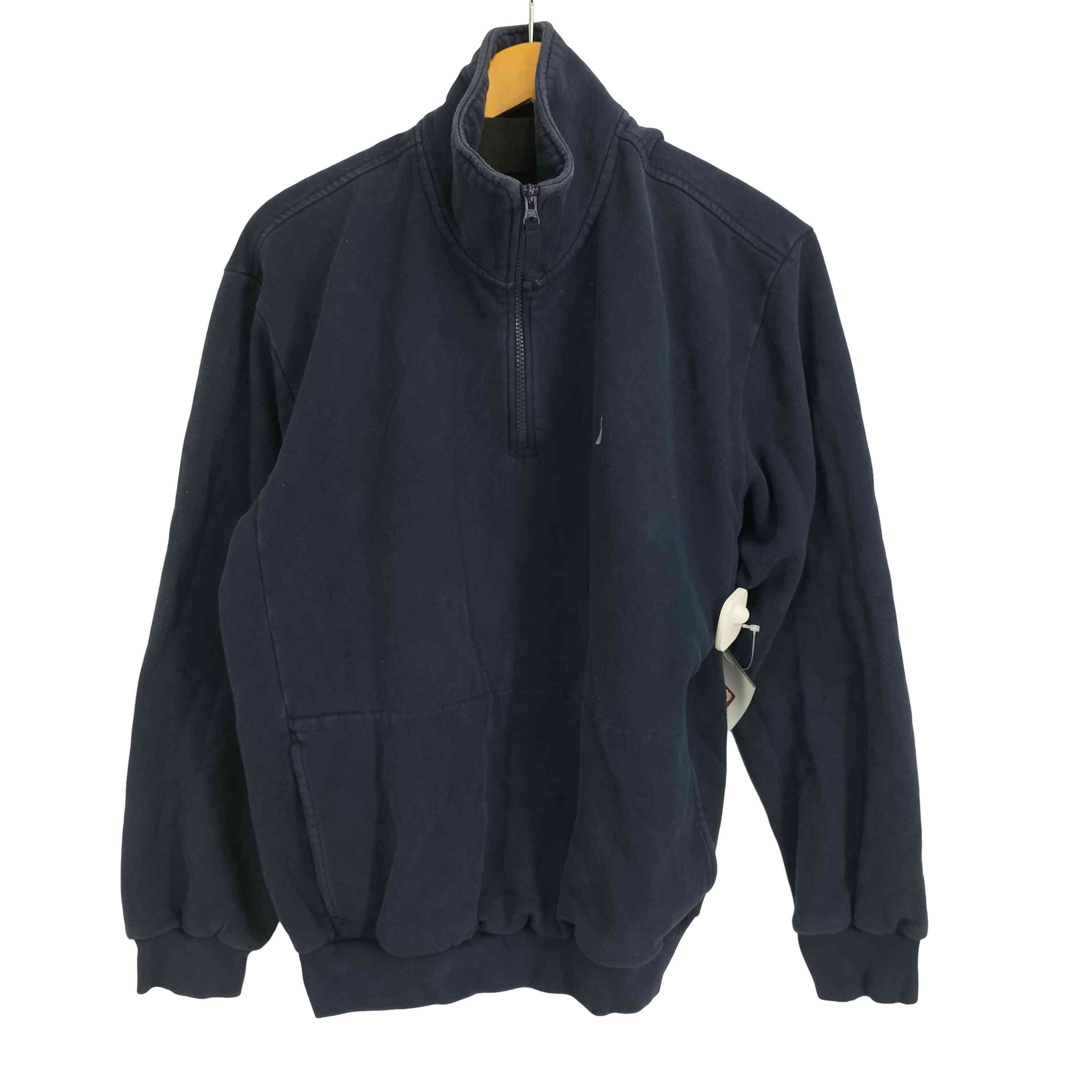 裏起毛 ハーフジップトレーナー【1141787566989】