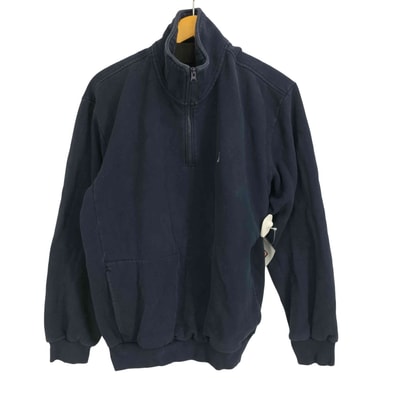 裏起毛 ハーフジップトレーナー【1141787566989】