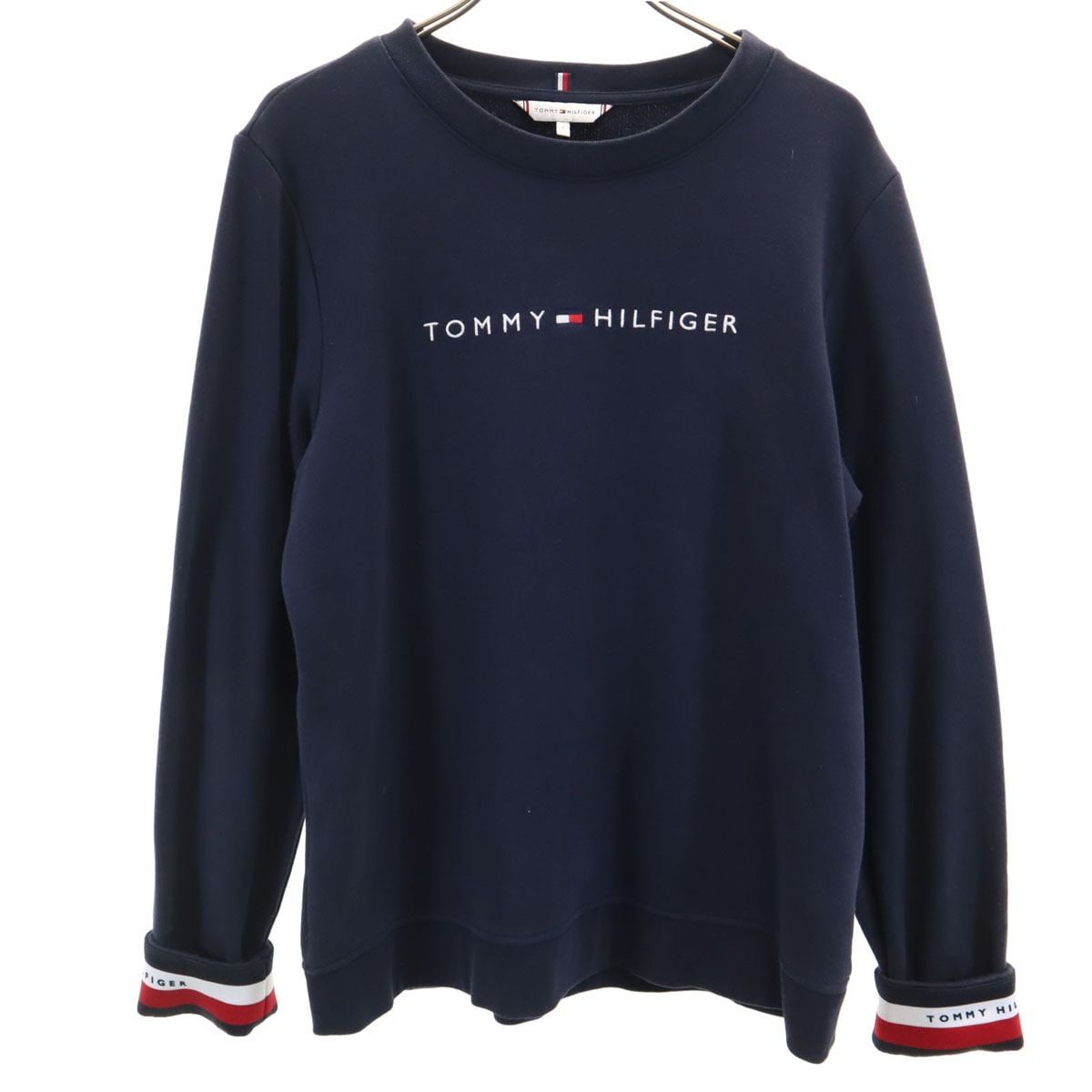 TOMMY HILFIGER トミーヒルフィガー 長袖 スウェット S ネイビー系 トレーナー