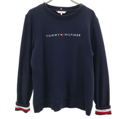 TOMMY HILFIGER トミーヒルフィガー 長袖 スウェット S ネイビー系 トレーナー