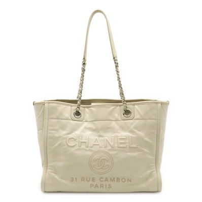 シャネル ドーヴィルライン A93257 トートバッグ レディース